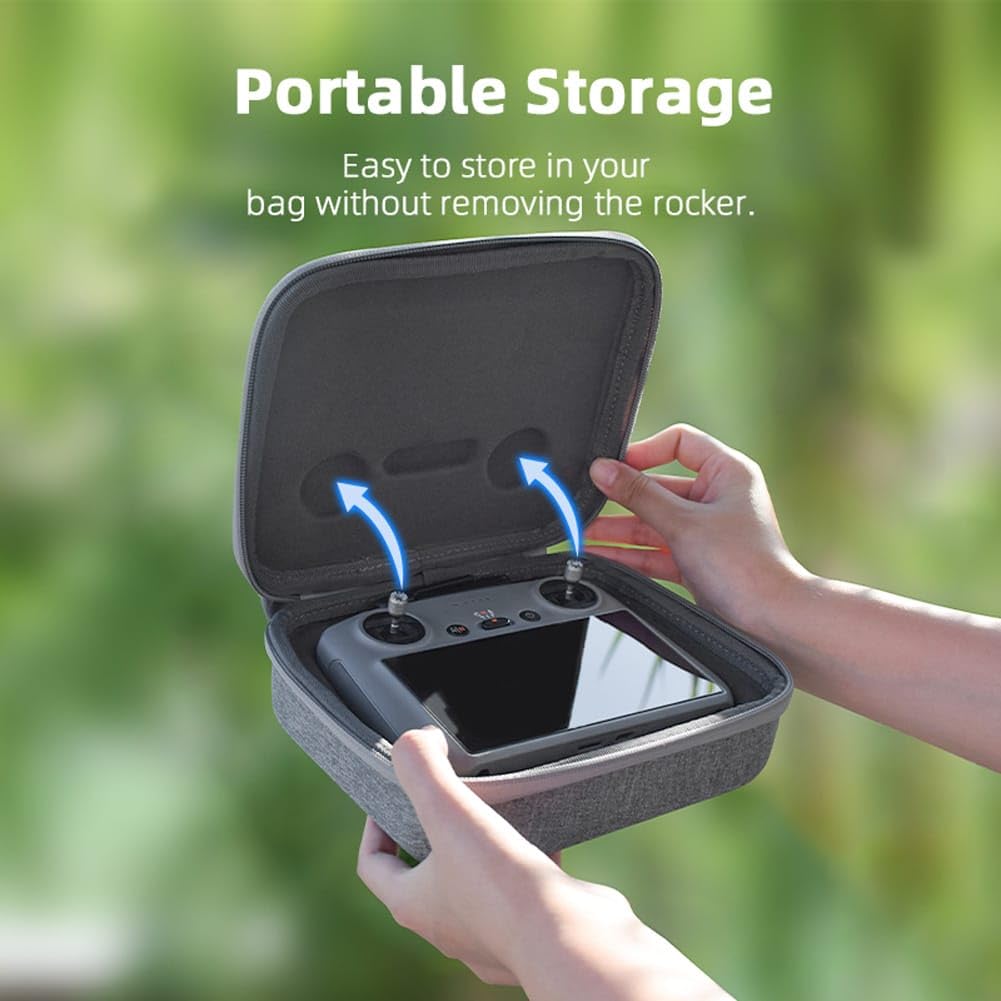 Carrying case Bag for DJI Mini 4 Pro Drone & Rc2 Remote Protective Compact Ca Best Air Travel Accessories (Combo Bags)