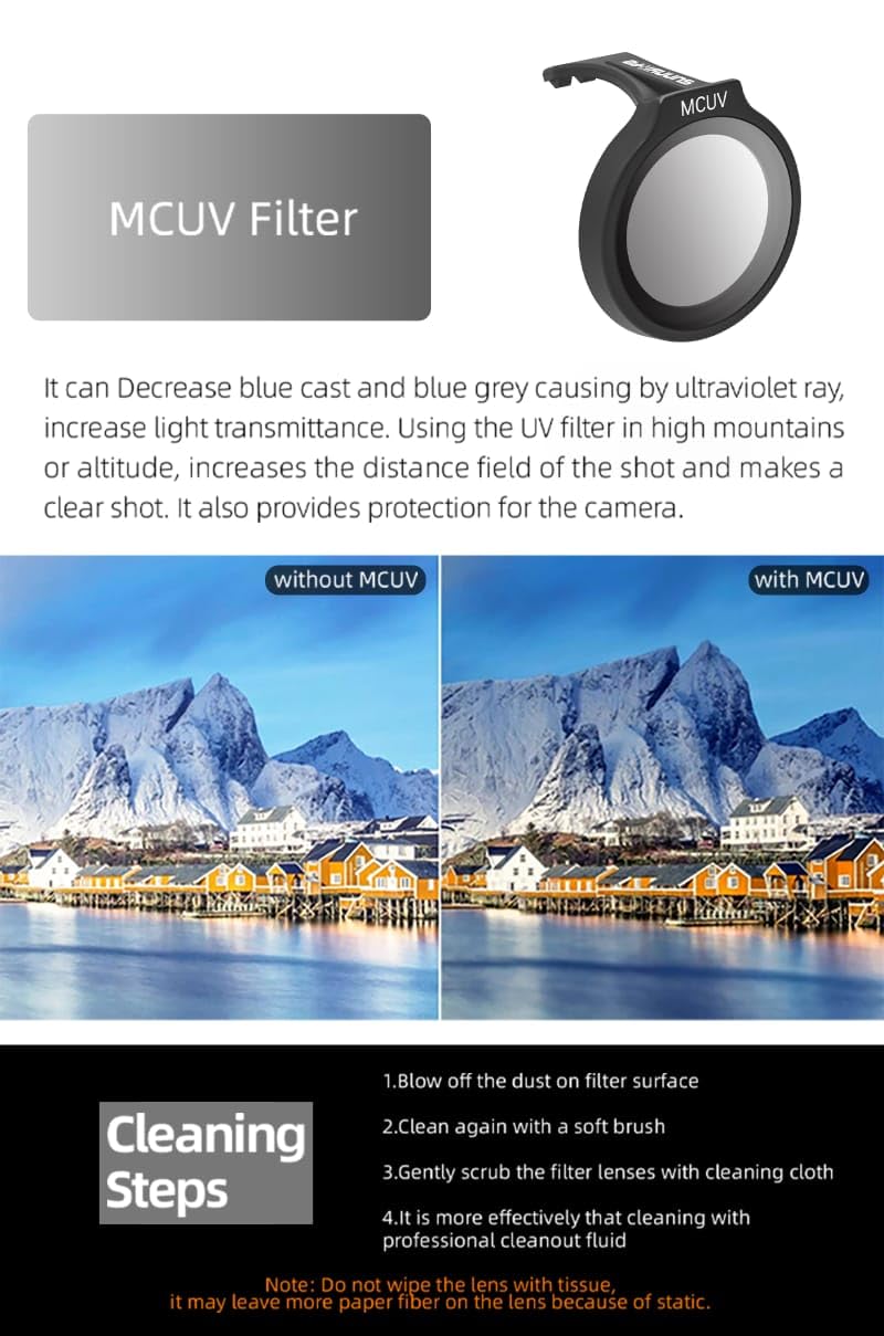 Multi-Coated German Glass, Premium Lens Protection ND Filters For DJI Neo