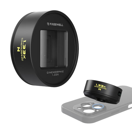Freewell Neutral Streak 1.33x Anamorphic Lens with 17mm Mount– Cinematic Wide-Screen Lens