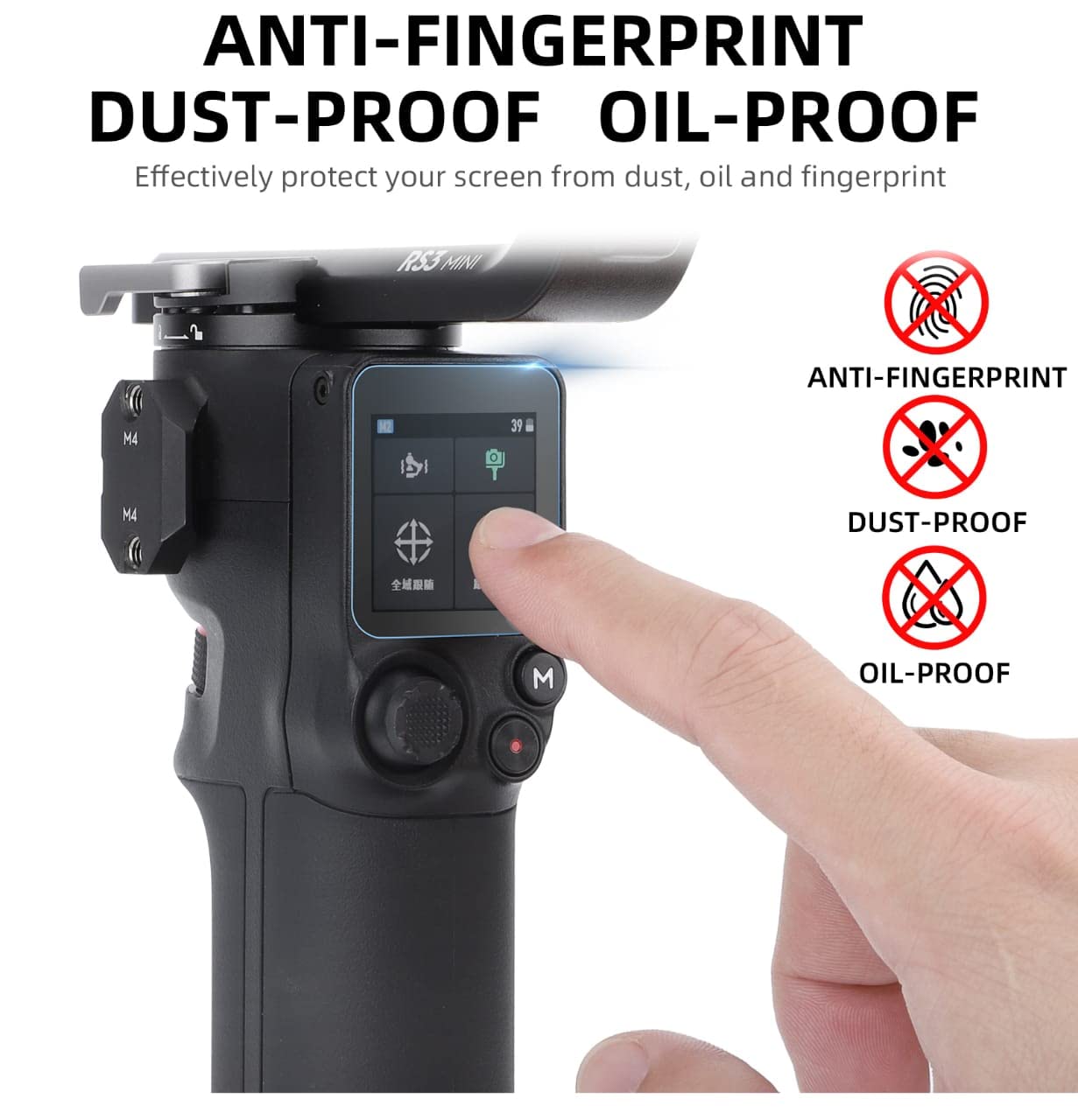 DJI Ronin Rs 3 Mini Screen Protective Tempered Glass