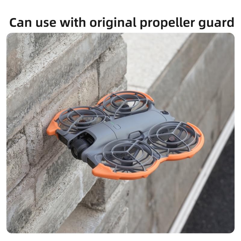 Snap-On Propeller Guard Bumper for DJI Neo 2 (Neon Orange) (view 8)