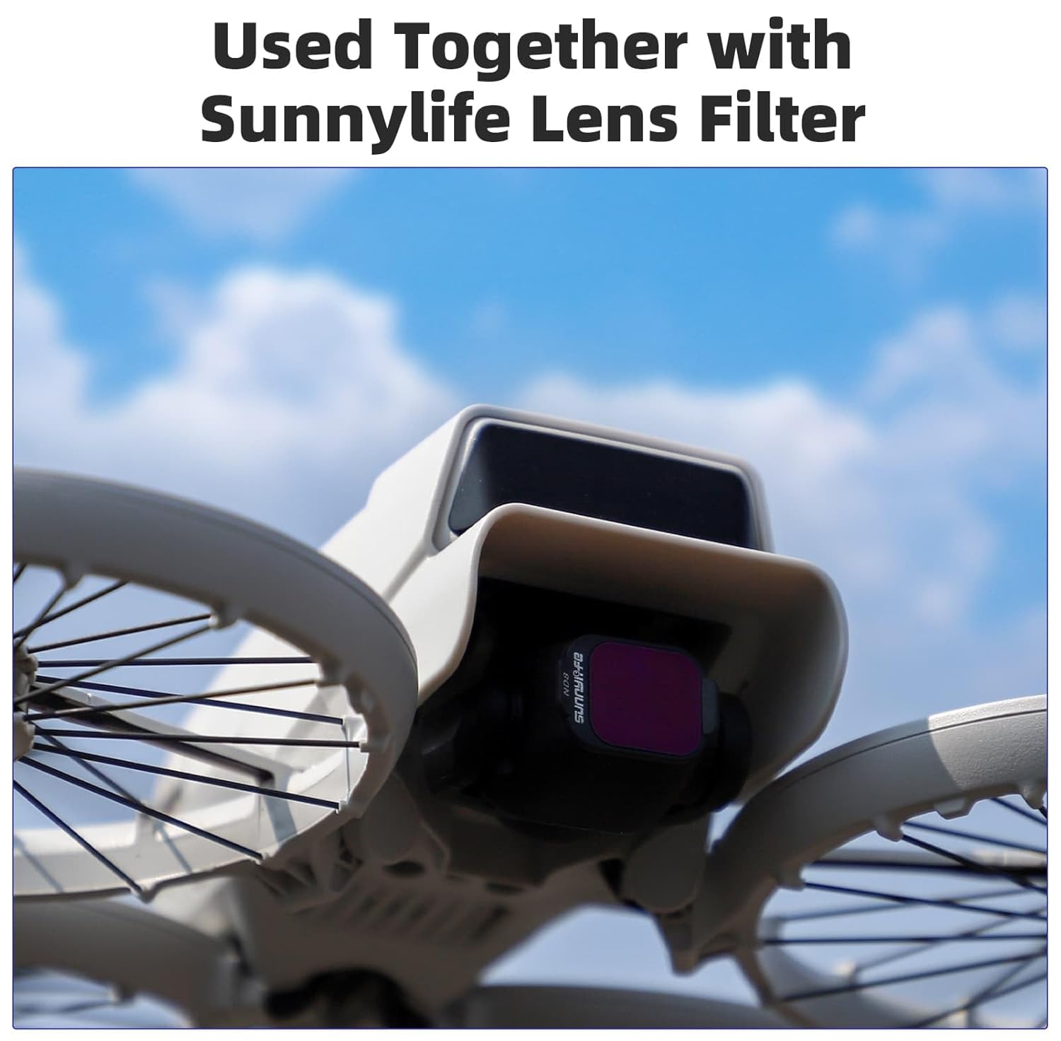 DJI Flip Gimbal Camera Crash Protector Guard Lens Sun Hood Grey (Getzget)