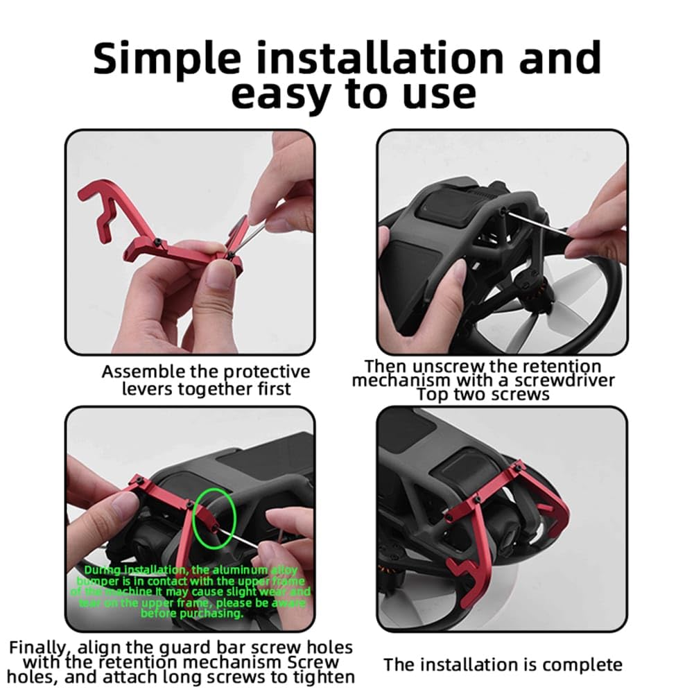 Lens Protective Bumper for DJI Avata Camera Gimbal Protector Guard Crash Protection Accessories