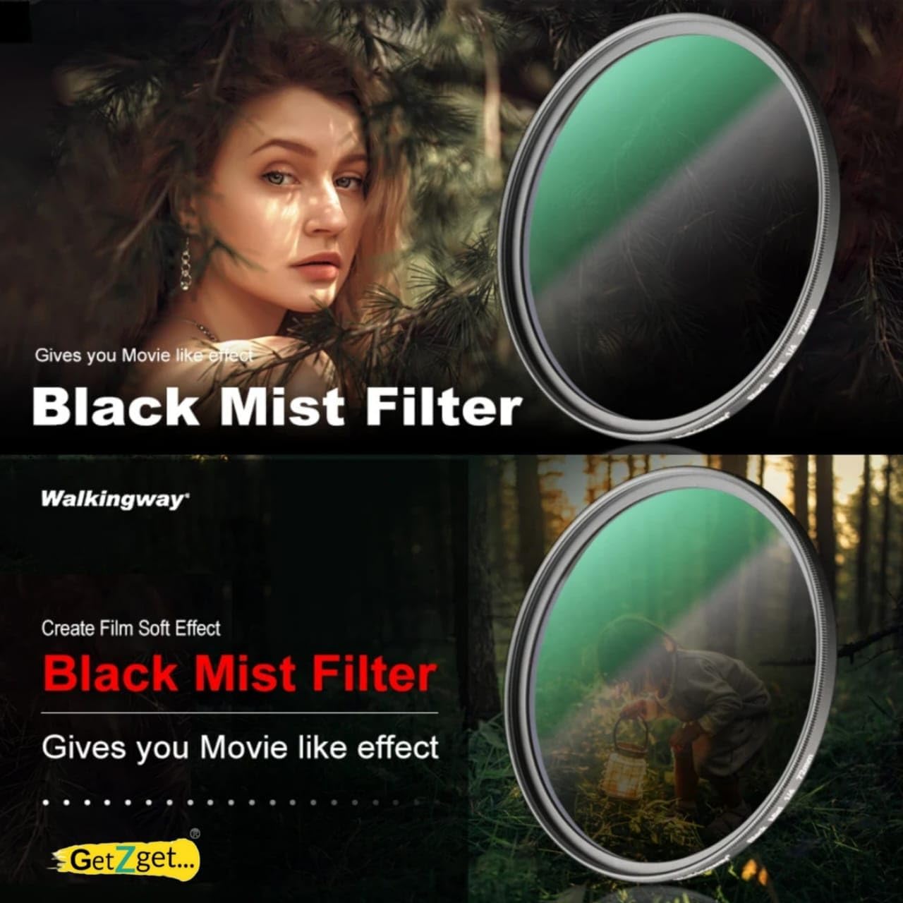 52mm Black Soft Lens Nd Filter For iPhone 13/14/ 15 & Plus Mobile Cover, DSLR Camera