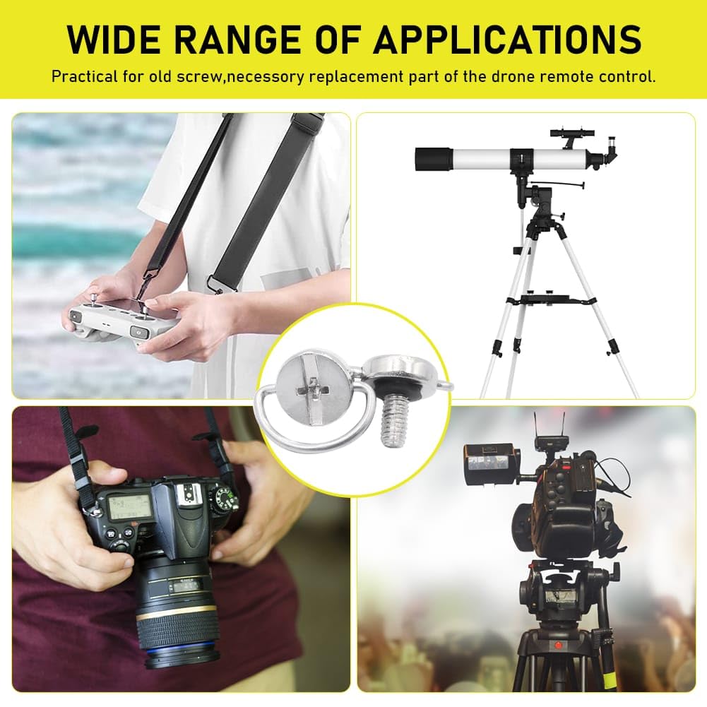 M4 Screw Set For Dji Smart Controller/Rc Pro/Ronin Gimbal/Action Camera Lanyard Neck Strap Holder Screw Accessories (1 Pair)