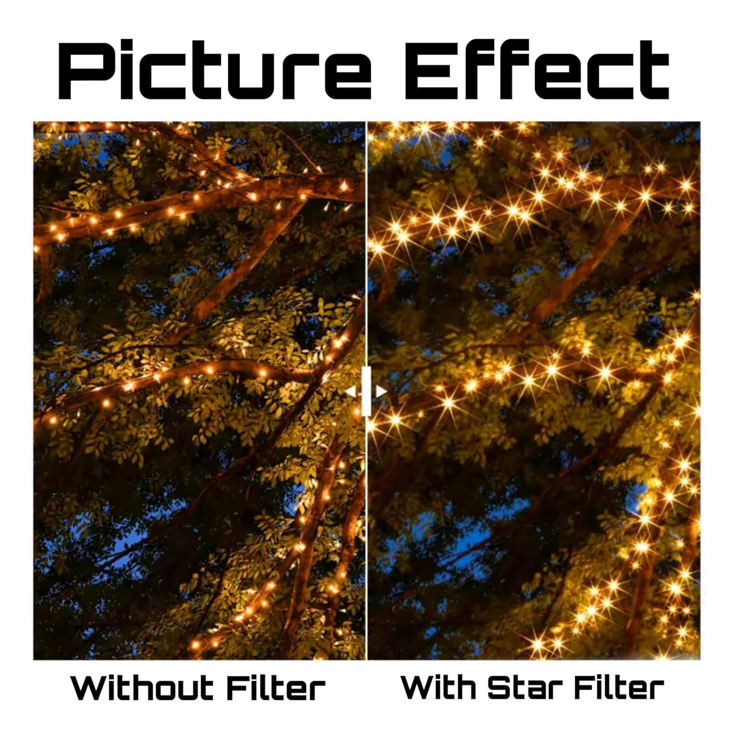 52mm Star Lens Filter For iPhone 13/14/ 15 & Plus Mobile Cover, DSLR Camera