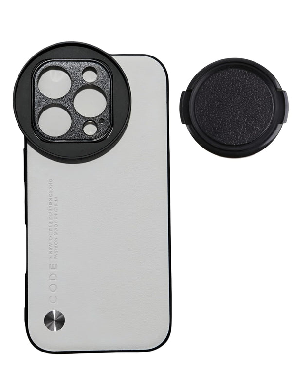 58mm Filter Phone Case for iPhone 16 Pro (Aluminium Slot, White)