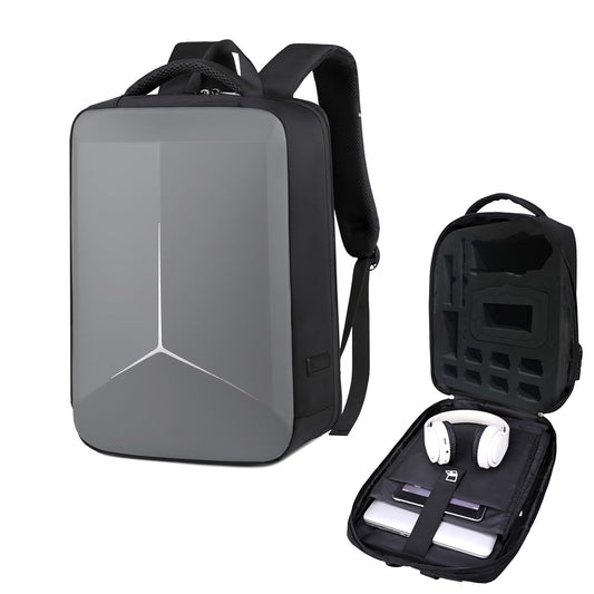 Dji Air 2/ 2S & Accessories Storage Backpack equipped with Number Lock, EVA Foam, Double safety Belt & Charging Point (Grey)