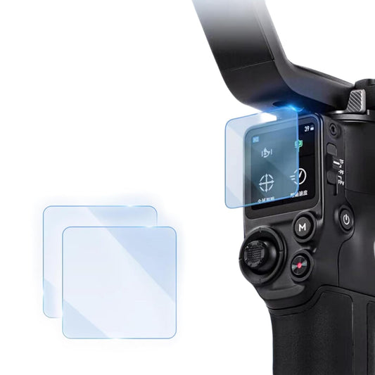 GetZget® Tempered Glass Compatible with Dji Ronin Rs 4 Gimbal screen protector Guard 9H Hardness 2d Curved edge HD Clarity accessories(Pack of 2 Glass)