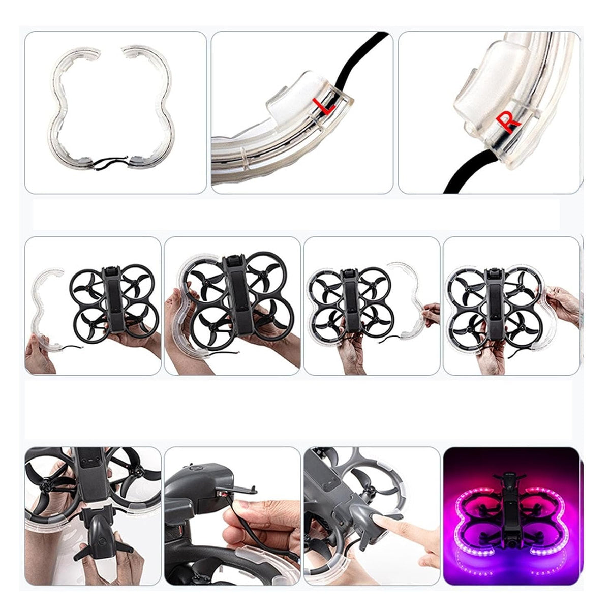 Startrc Led Multicolor Light Strip For DJI Avata 2