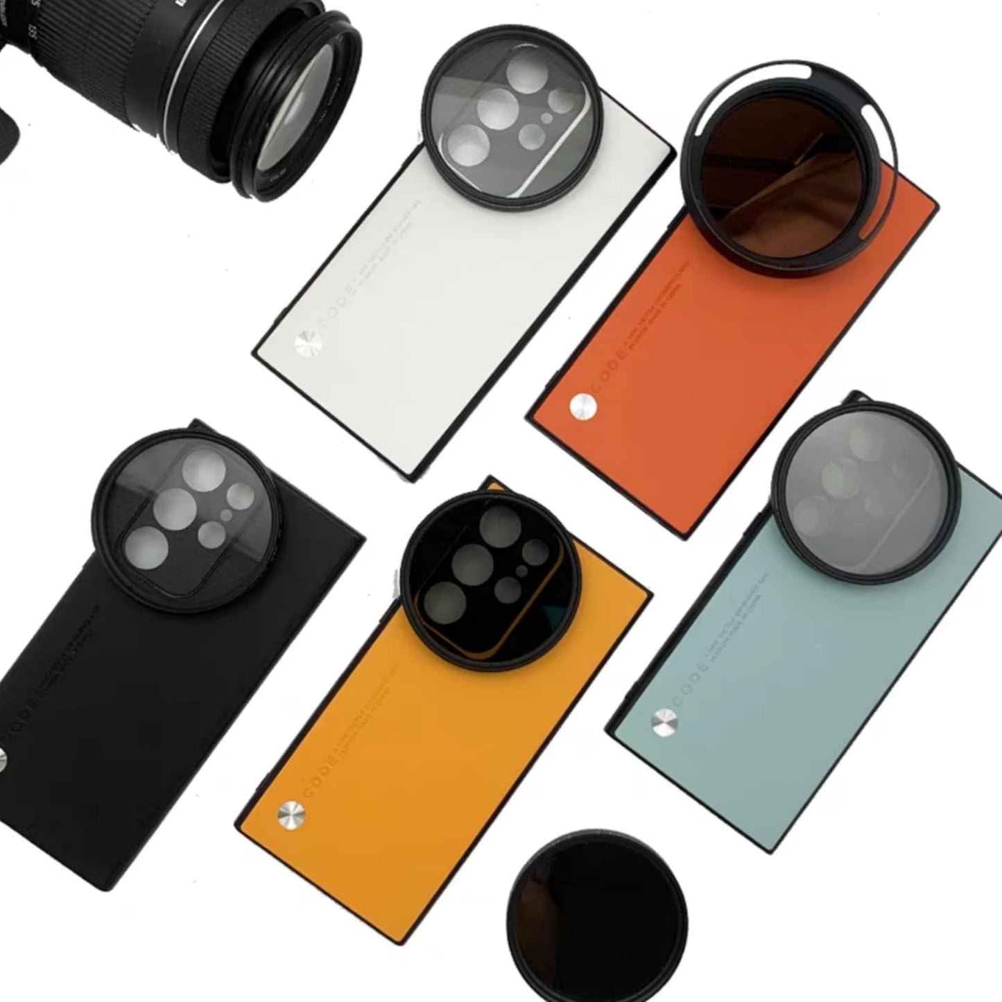 Samsung Galaxy S25 Ultra Phone Case with Lens Cap Cover Support 67 mm ND Filter (Black)