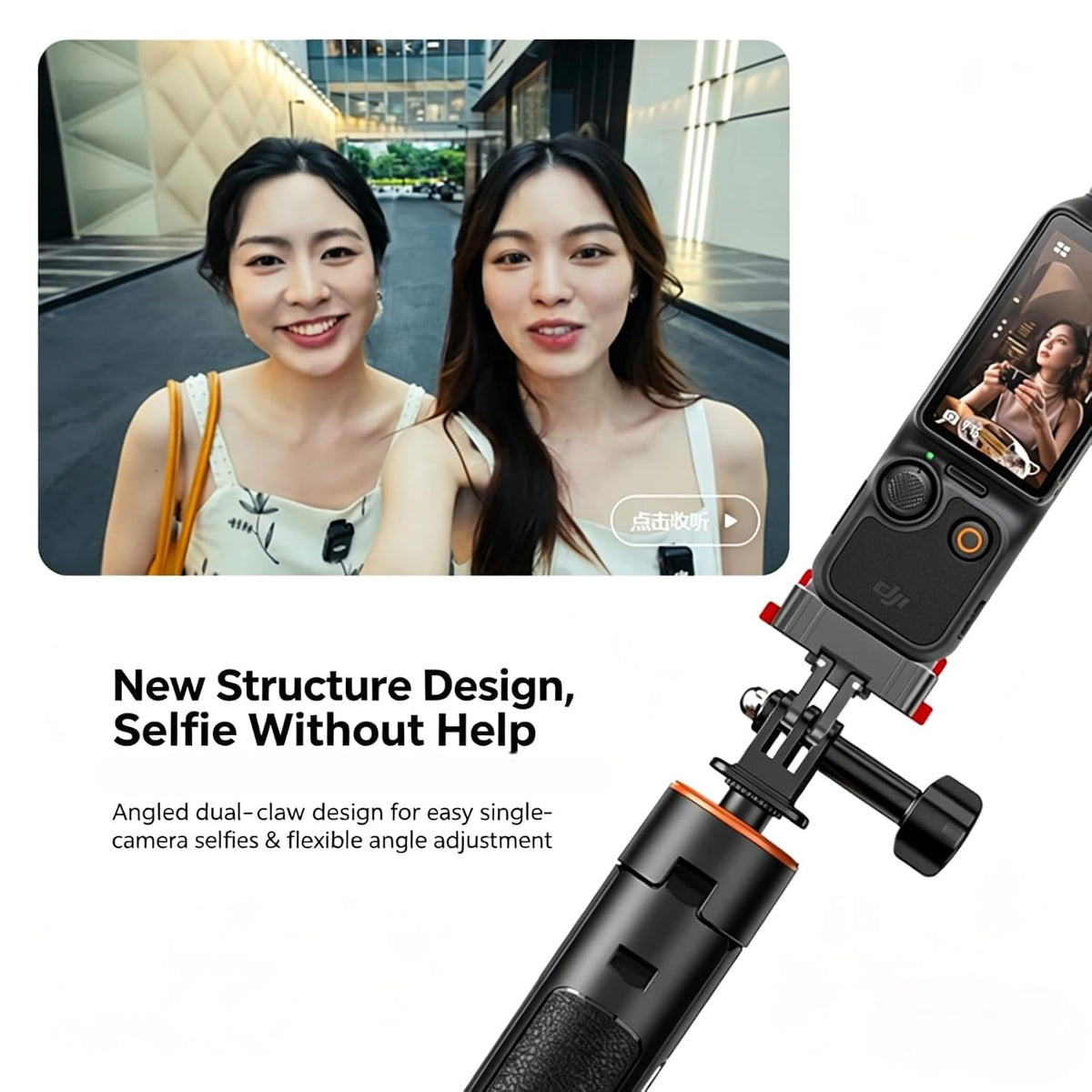 Magnetic Metal Mount For DJI Osmo Pocket 3/4/ 4P Pro Sport Camera Accessories (Getzget)