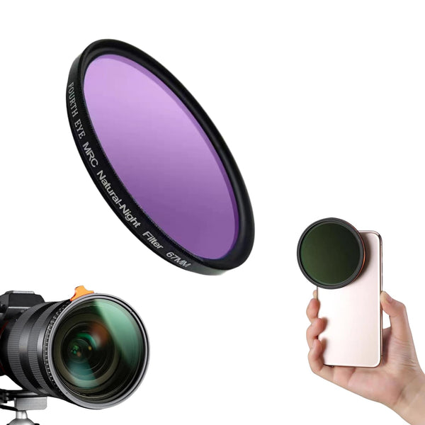 58mm Natural Night Filter for Phones and DSLR Cameras