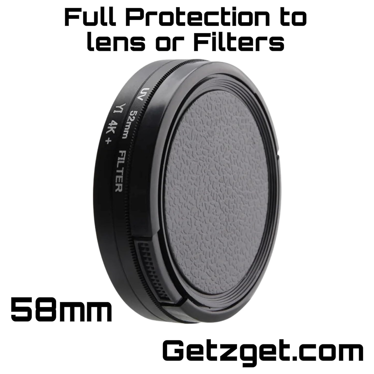 58mm Lens Cap For oneplus 12, iPhone 14/15 pro & pro max, Xiaomi 14 Mobile Cover, DSLR Camera Lens Protector Accessories