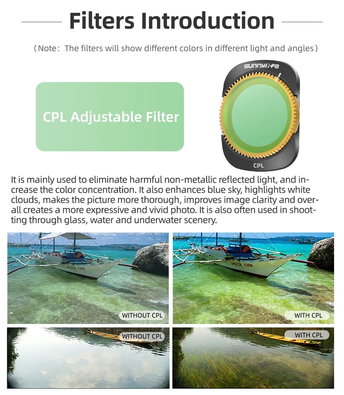 Multi Layer Coating Lens Filter Accessories ( for DJI Osmo Pocket 3 Camera