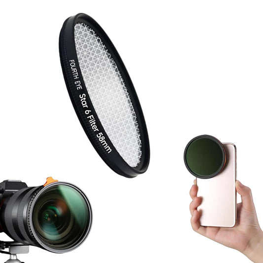 67mm Star Filters Lens For Samsung Galaxy Ultra S22/ S23/ 24 Ultra Mobile Cover, DSLR Camera