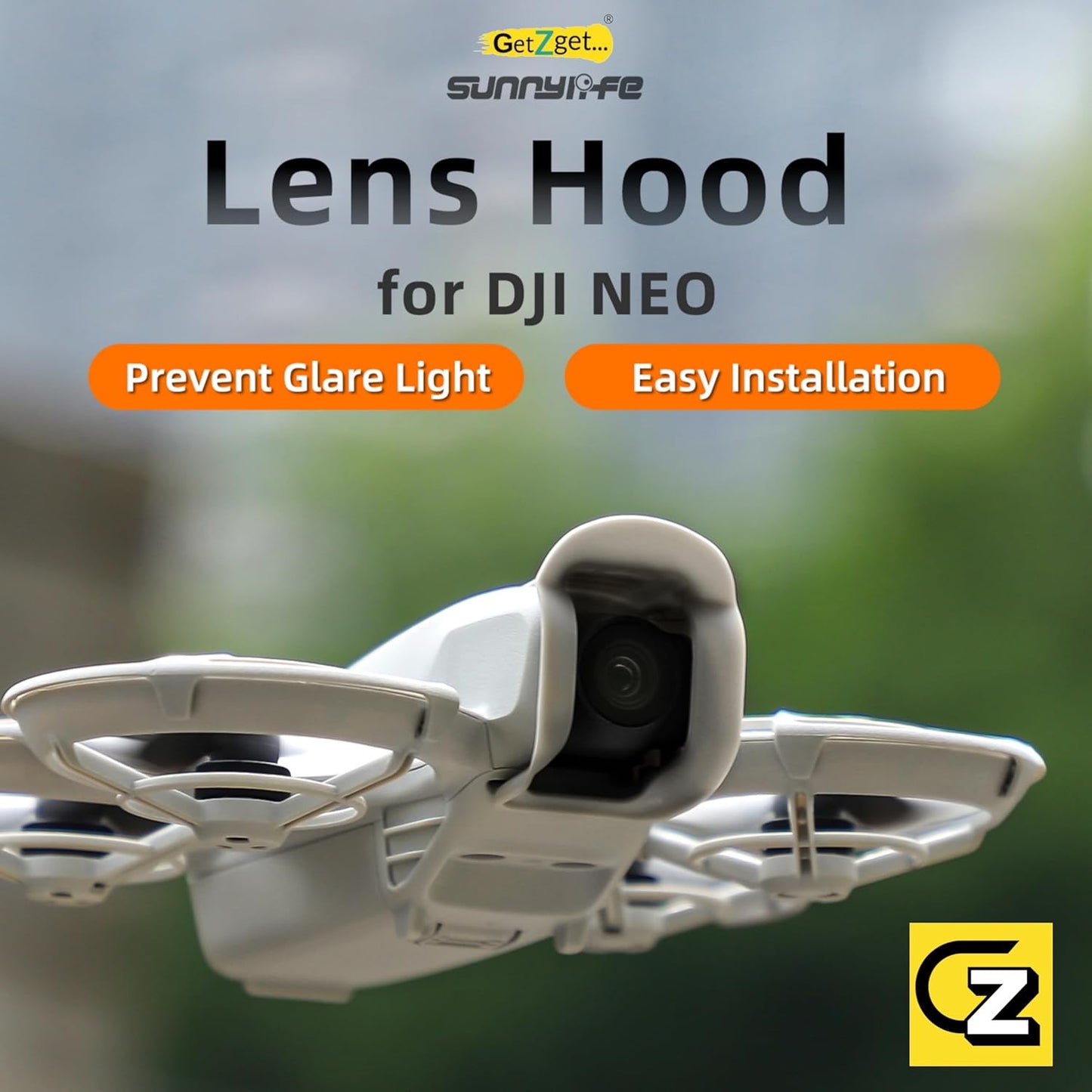 Crash Protector & Sun Shade Protection Lens Sun Hood For DJI Neo Gimbal Camera