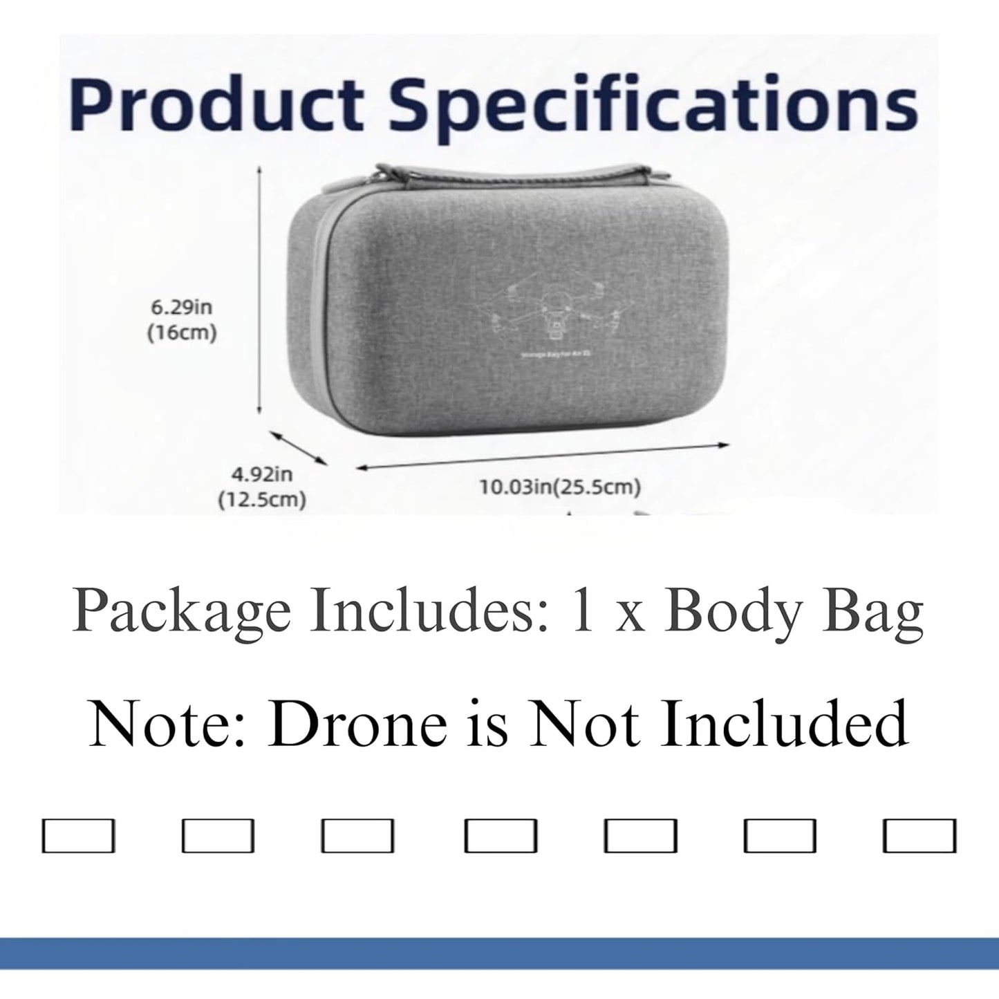 Bag for DJI Mavic Air 3s Camera Body Protective Best Air Travel case (Air 3s Body Bag)