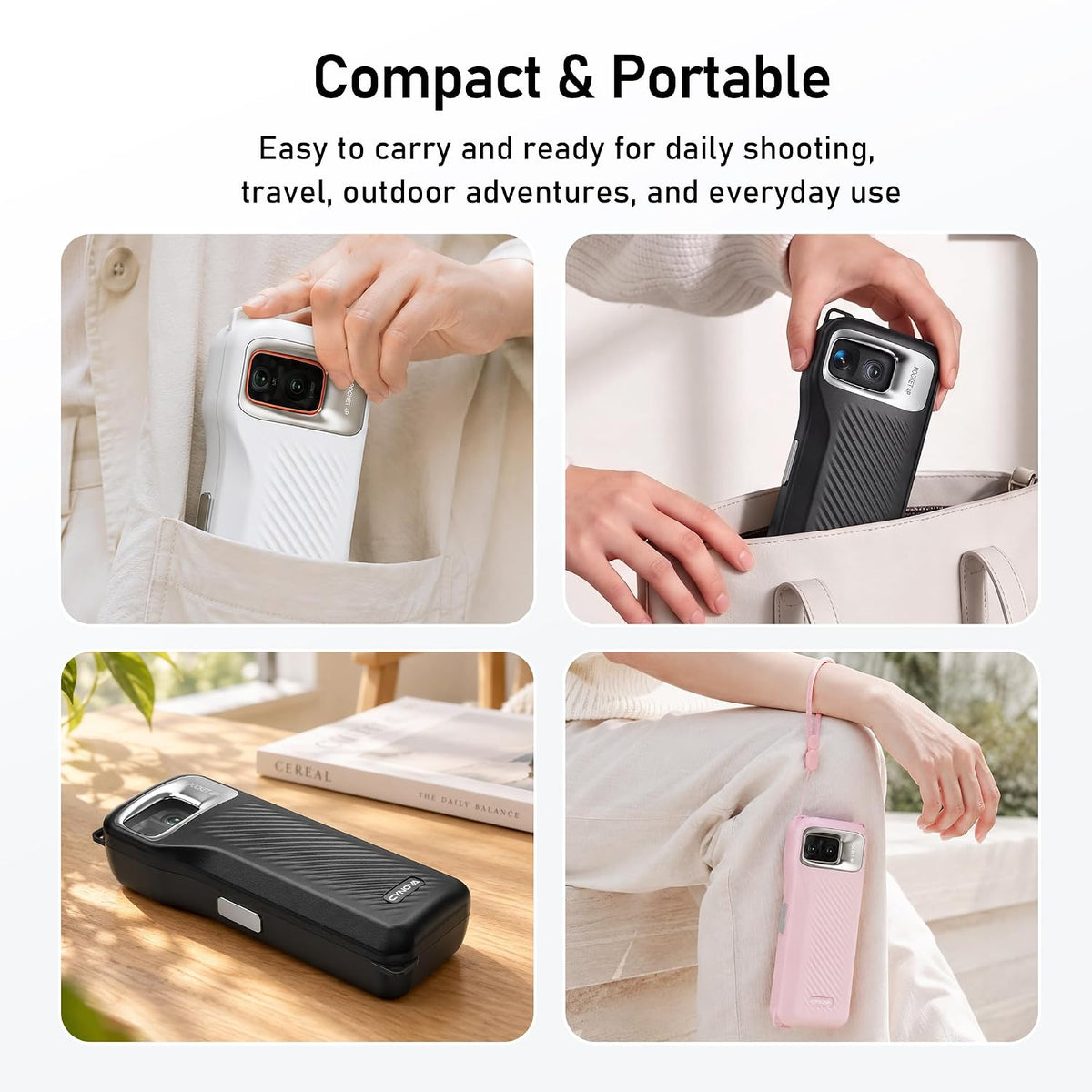 Cynova Dji Osmo Pocket 4P Case, Premium All-in-One Protective Storage