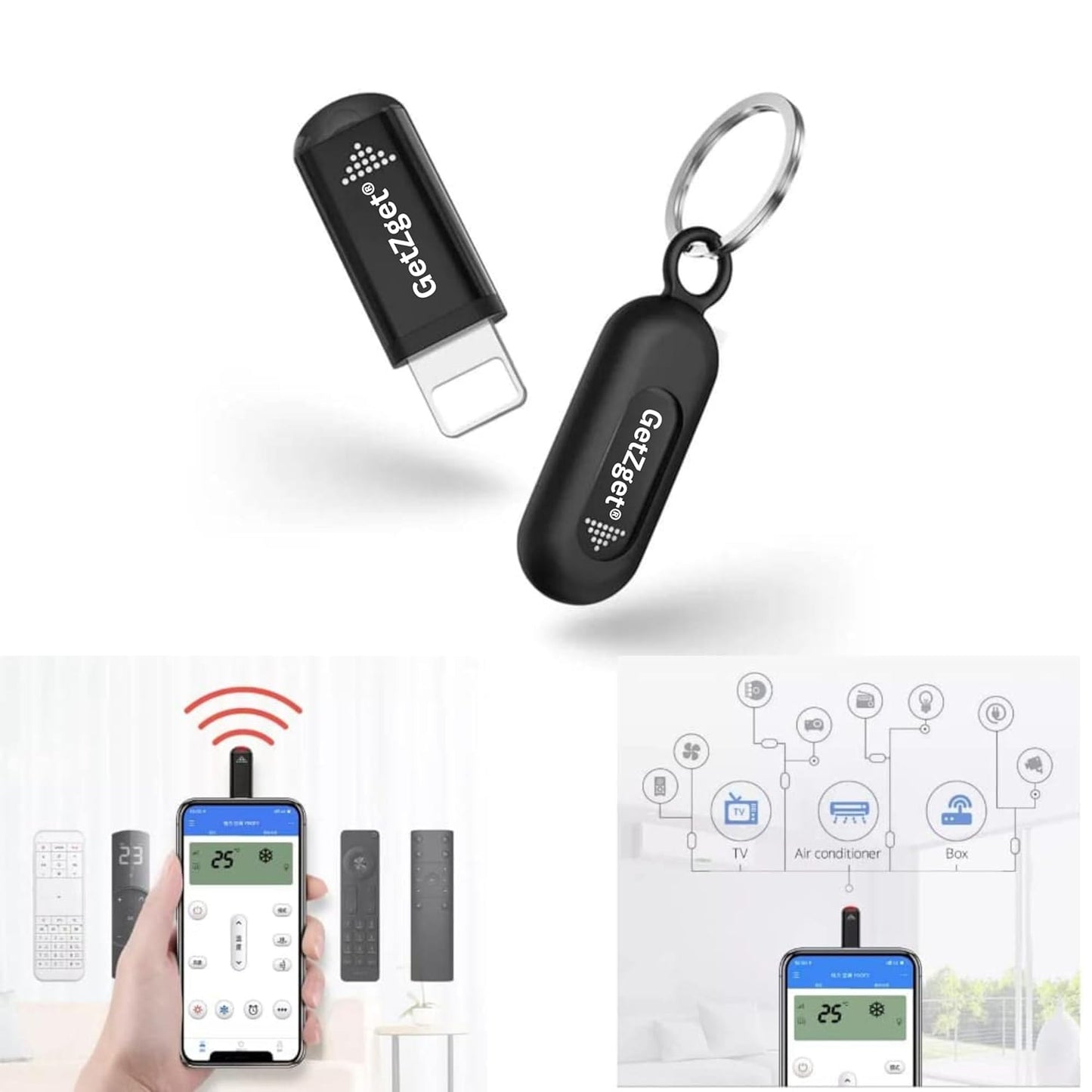 Mini Smartphone IR Remote Controller Adapter for Android Mobile Mini Infrared Universal Control All in One Air Conditioner/TV/DTH/DVD/STB