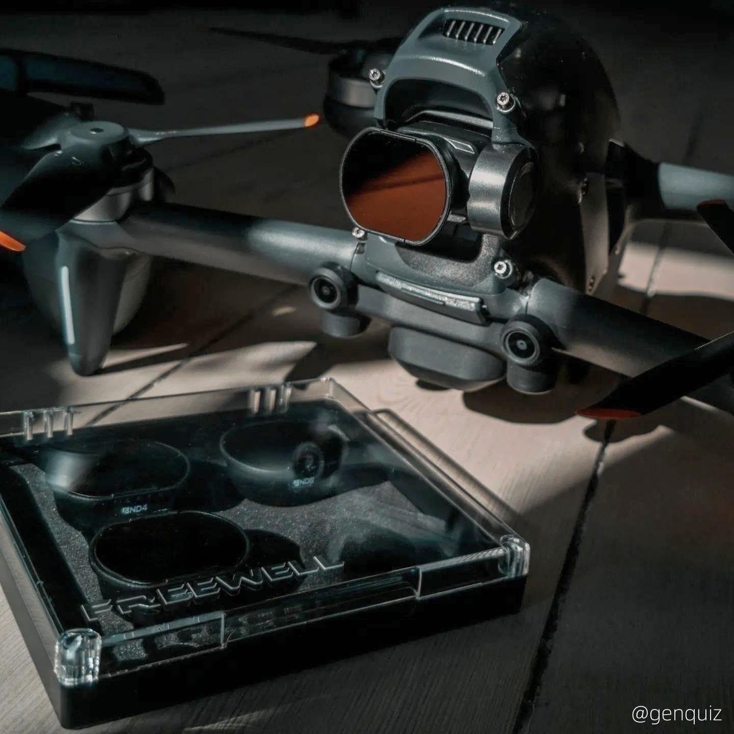 Freewell Standard Day - 4K Series - 4Pack ND Filters Compatible with DJI FPV Drone