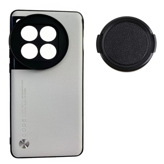 Phone Case for Oneplus 12 for 58mm Lens ND Filter Attachable Metal Slot Mobile Cover Accessories  including Lens Protective cap