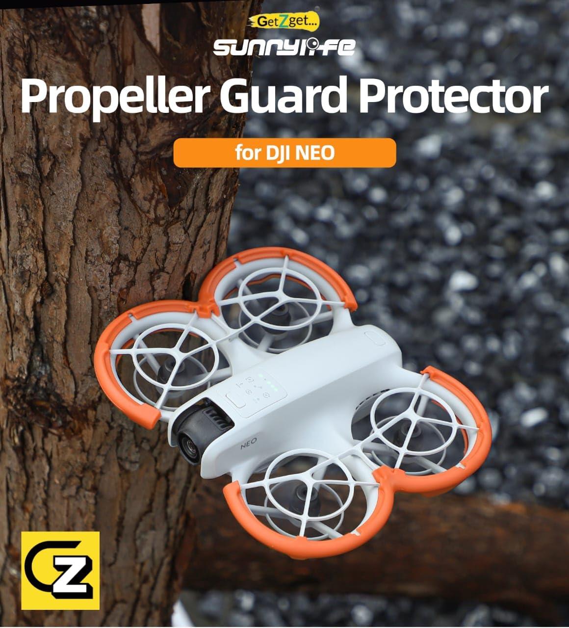 Sunnylife Propeller Guard Bumper for DJI Neo (Black) (view 3)