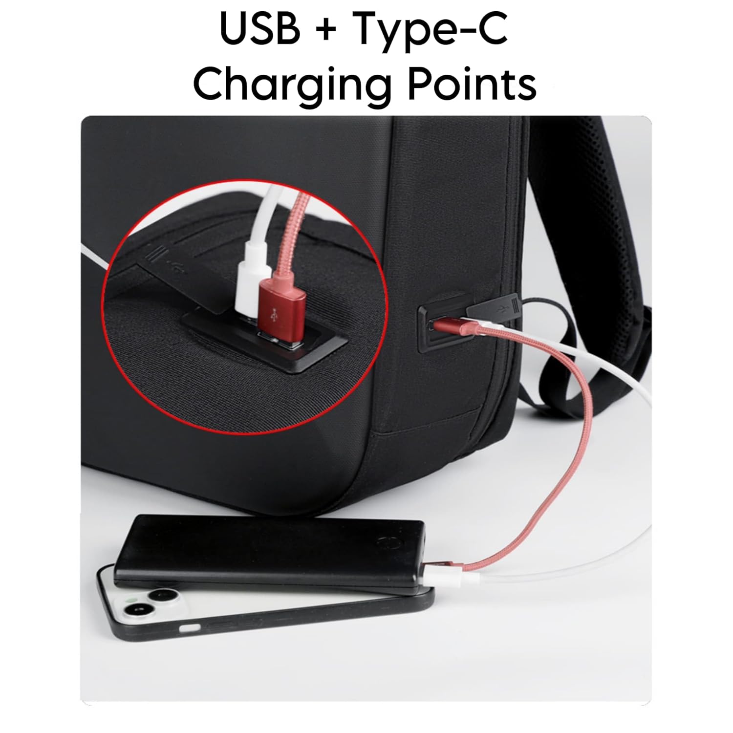 Dji Air 2/ 2S & Accessories Storage Backpack equipped with Number Lock, EVA Foam, Double safety Belt & Charging Point