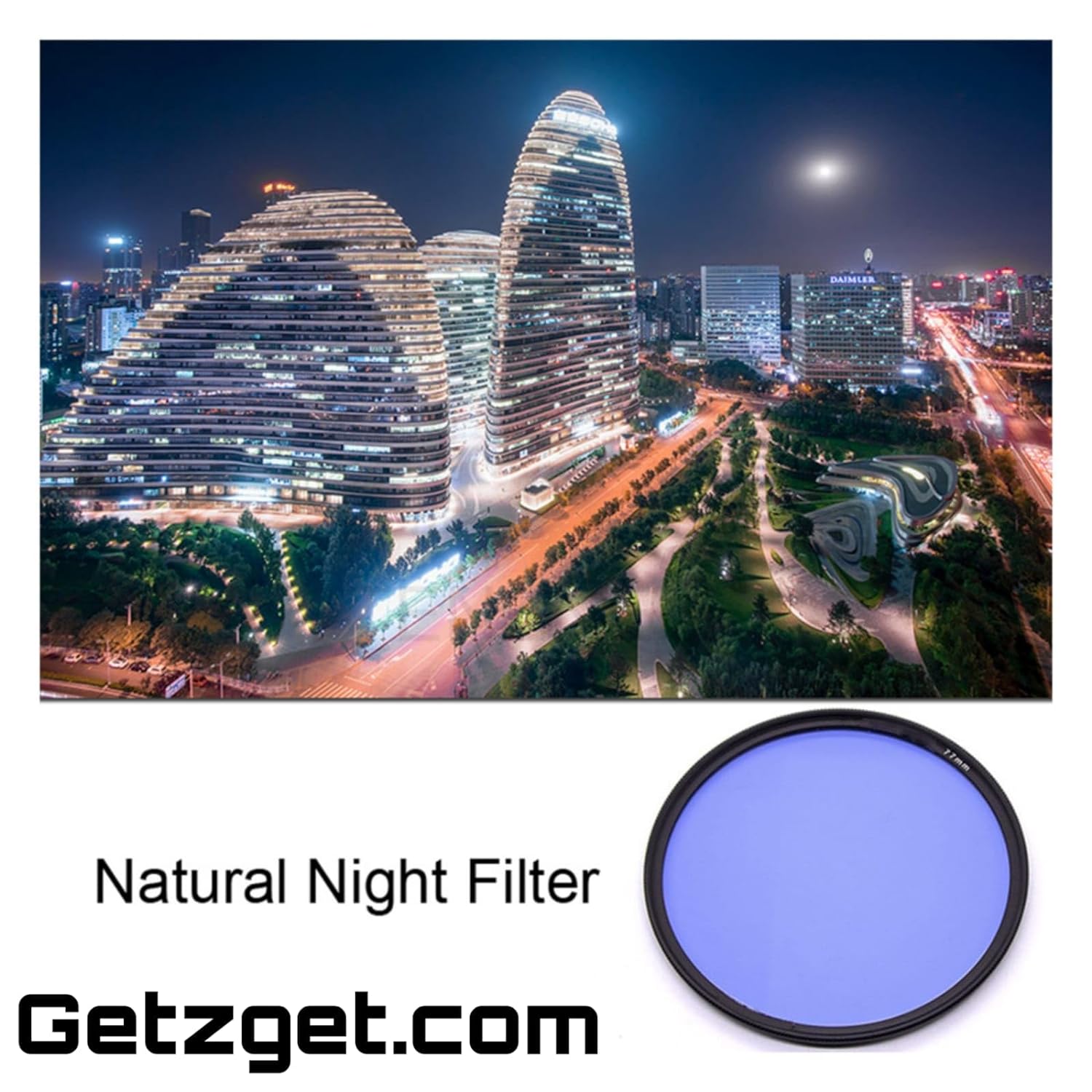 58mm Natural Night Lens Filters For Oneplus 12, iPhone 14/15/16 pro & pro max, Xiaomi 14 Mobile Cover, DSLR Camera