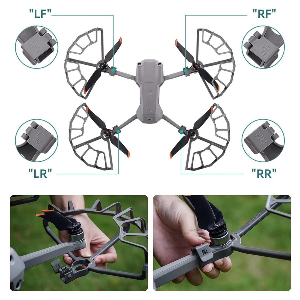 360° Quick-Release Propeller Guard for DJI Mavic Air 2 / 2S (view 7)