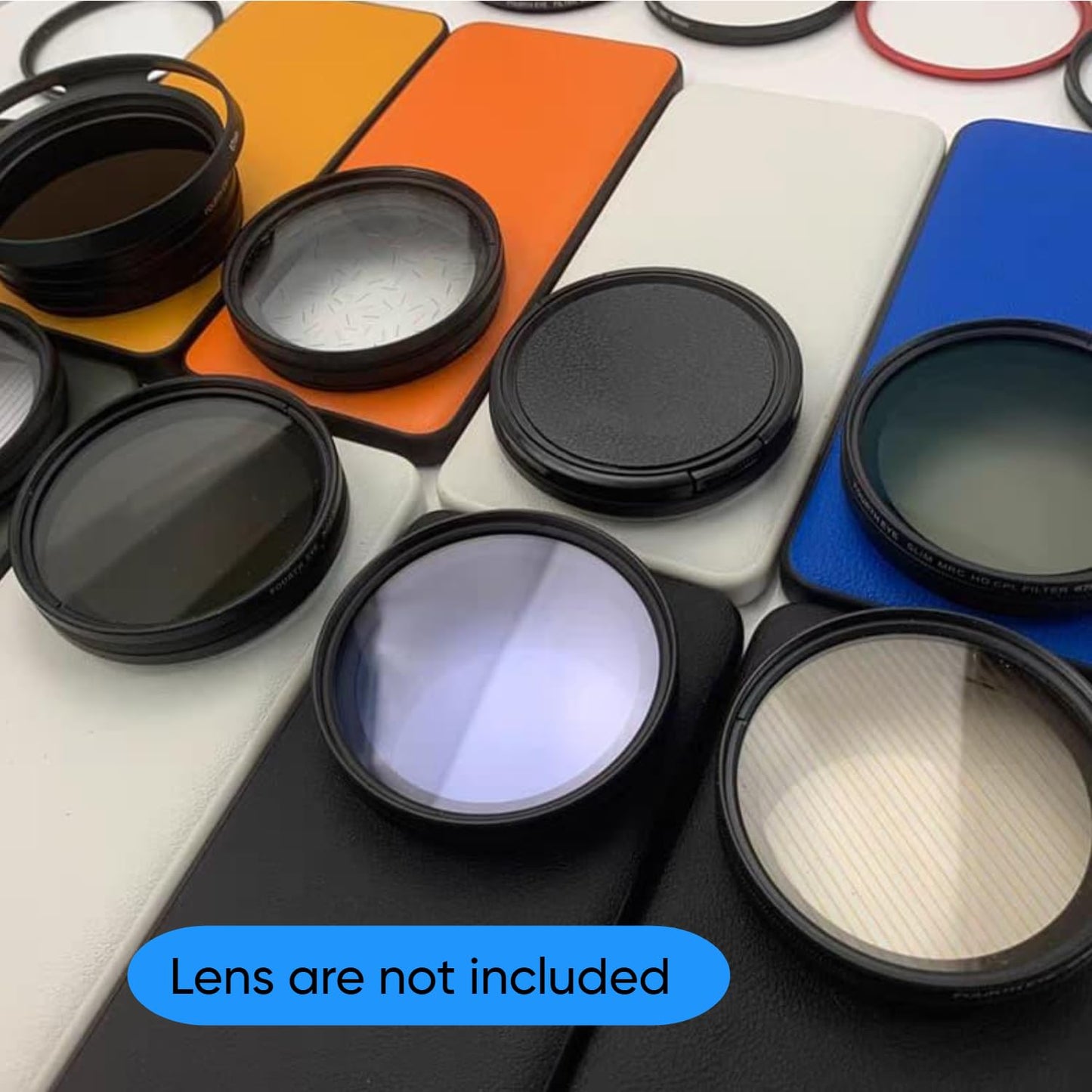 Phone Case For Xiaomi 14 Ultra with Lens Cap Cover Support 67 mm ND Filter Lens Accessories (White)