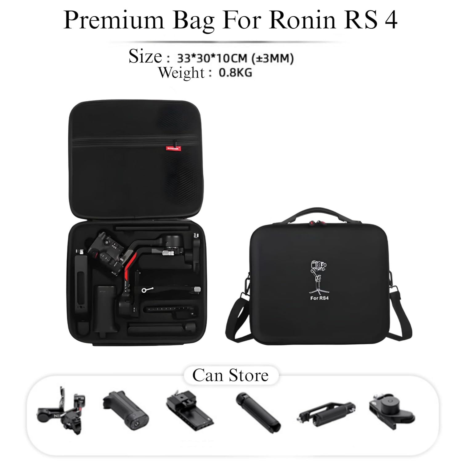 GETZGET DJI Ronin Rs 4 Gimbal & Accessories Storage Bag