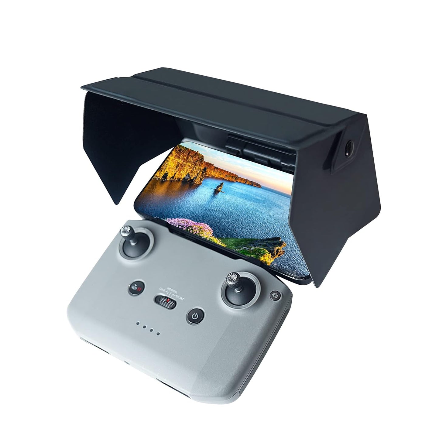 Sun Hood Sunshade For DJI RC-N1 Controller Remote Sunshade for DJI Mini 2 /3 Mavic Air 2 / 2S / Dji NEO / Flip for 4.4-8.1inch Smartphone Screen