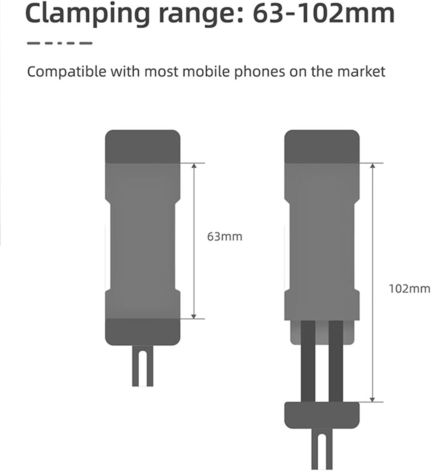 Phone Clip Holder for DJI Osmo Pocket 3/4