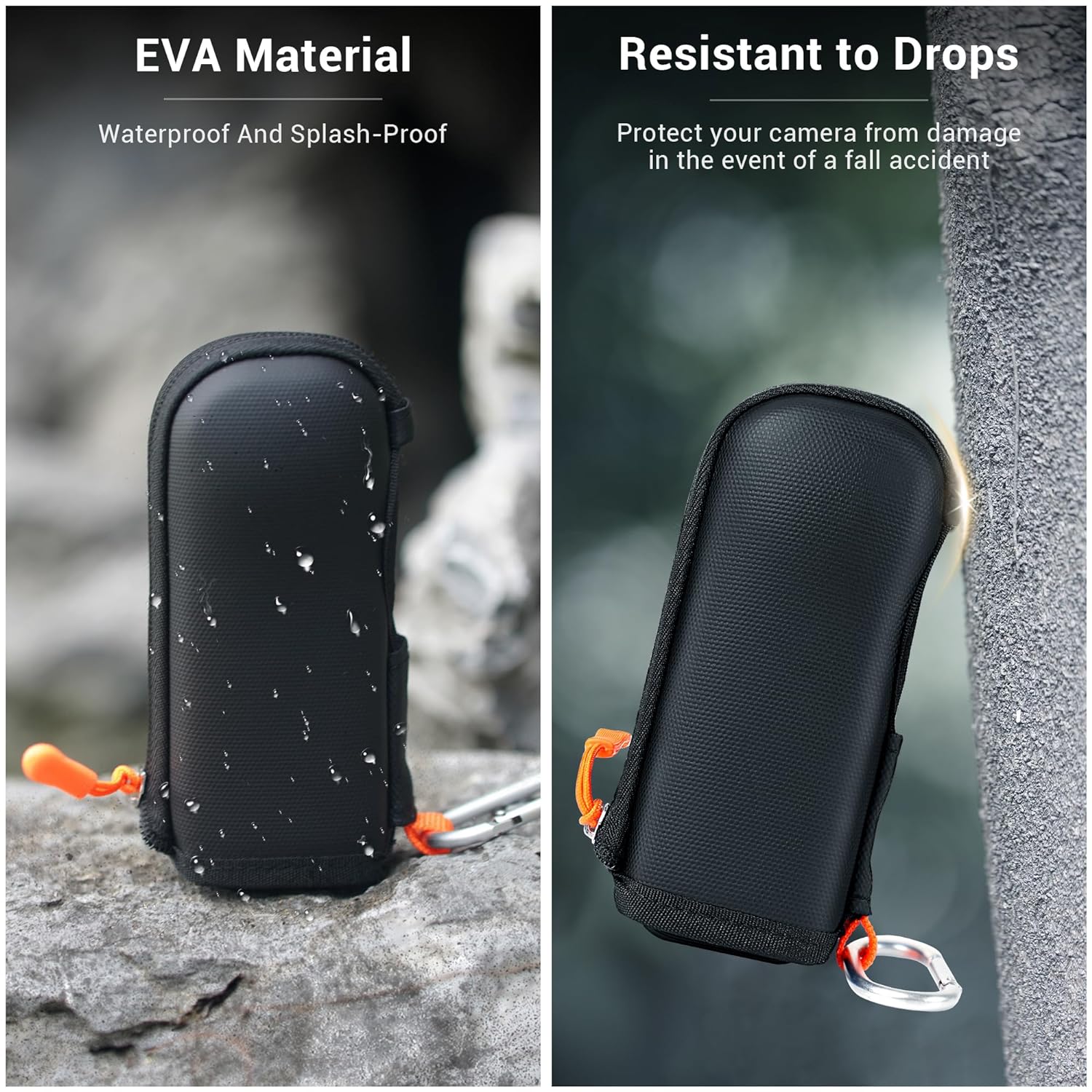 INSTA360 X4 Mini Camera Bag Multifunctional Selfie Stick Case(Black)