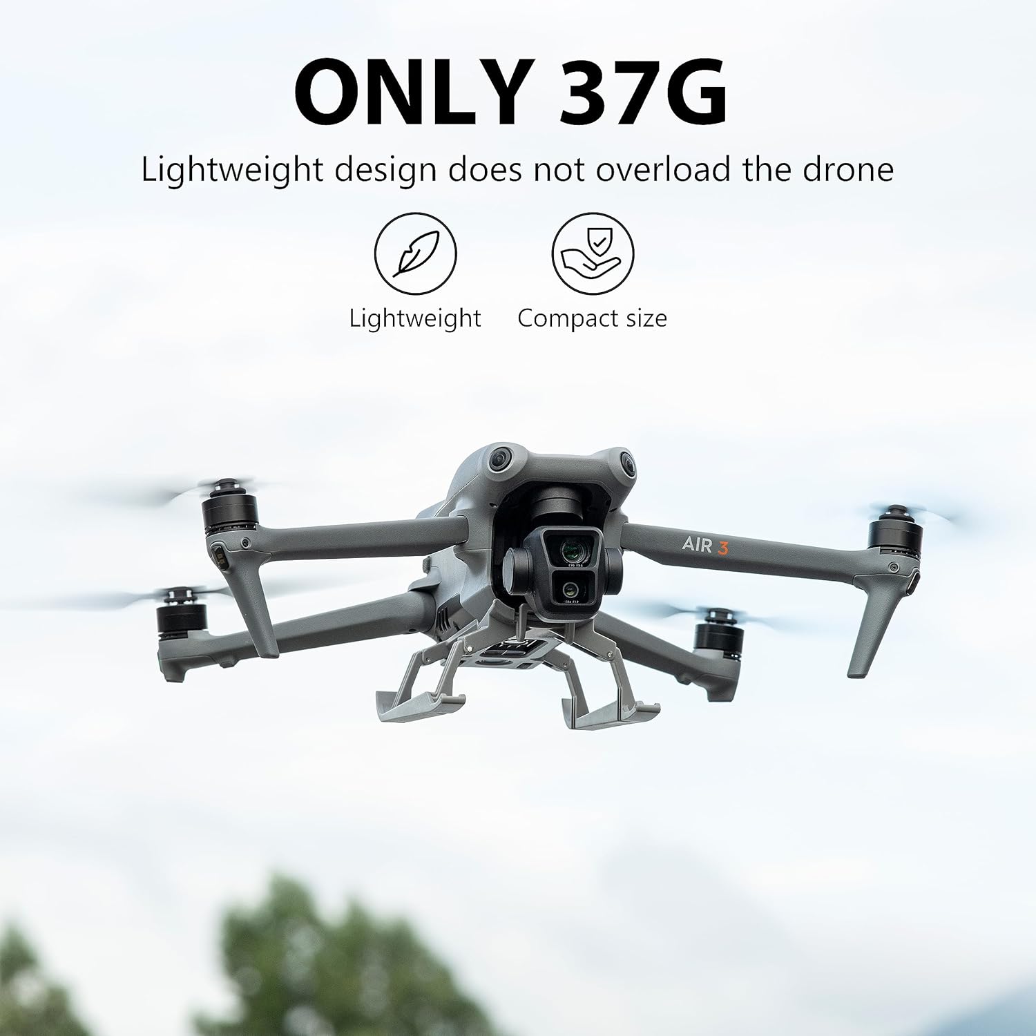Hight Extended  Foldable Landing Gear For Air3 & 3S