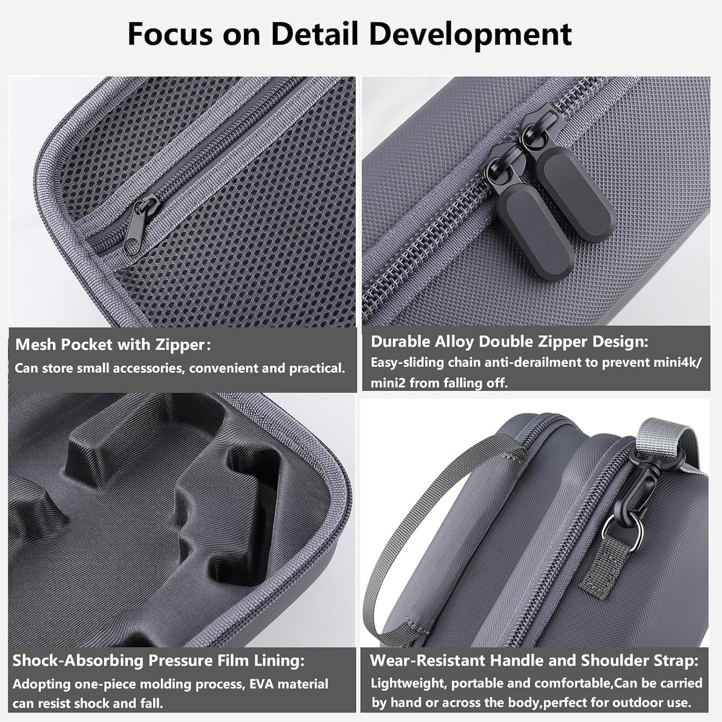 GetZget® Bag for DJI OM 7/ 7P (Osmo 7) Portable Mobile Gimbal & Accessories Storage Bag