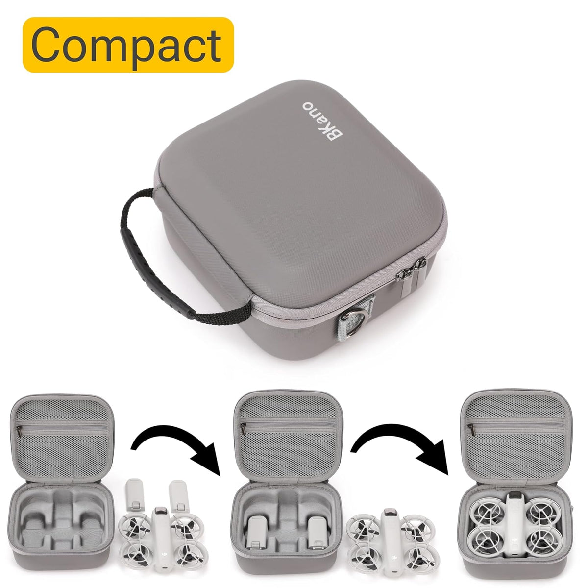 Compact PU Carrying Case for DJI Neo (Standard) (view 3)