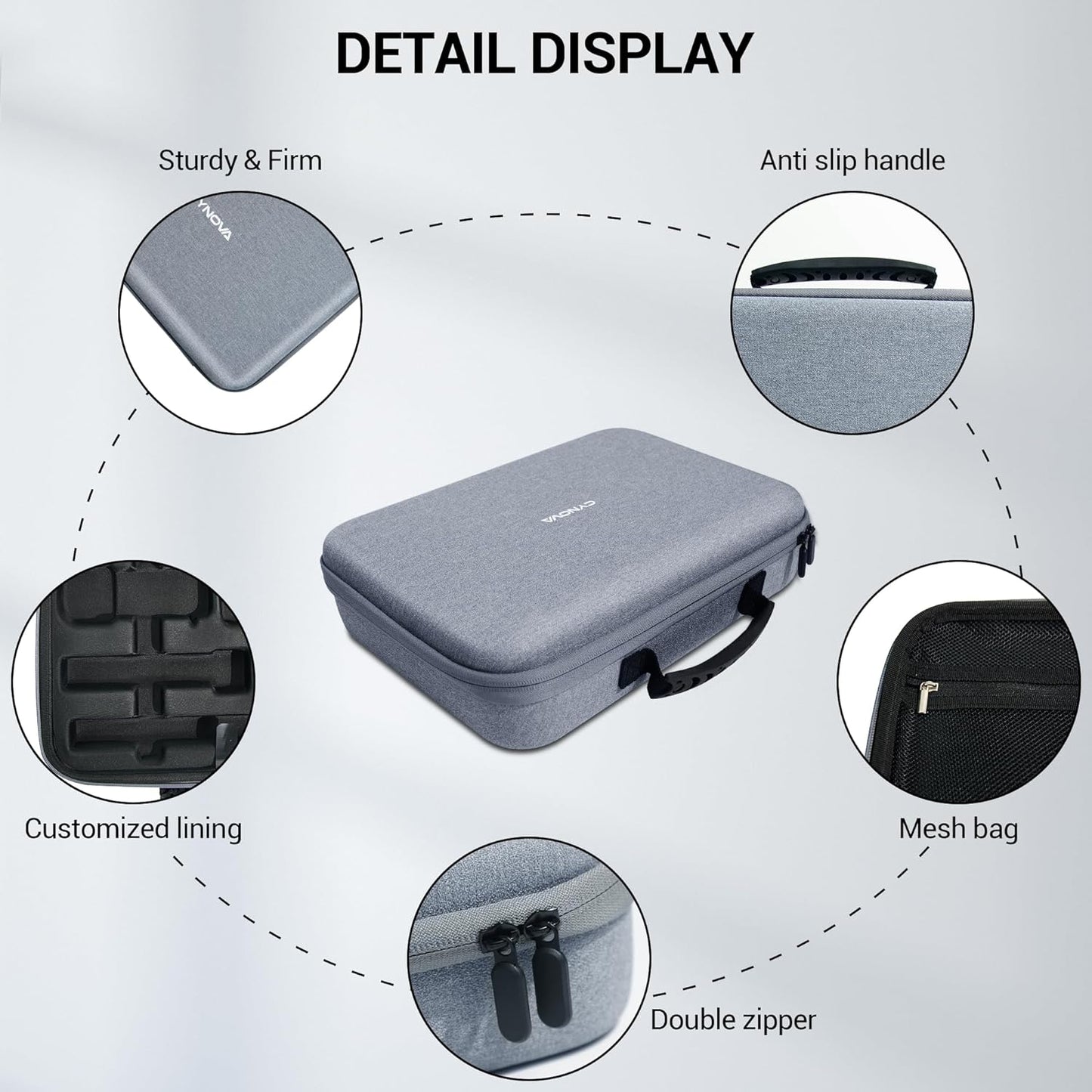 Carrying Case for Insta360 X4 Accessories, Hard Shell Bag