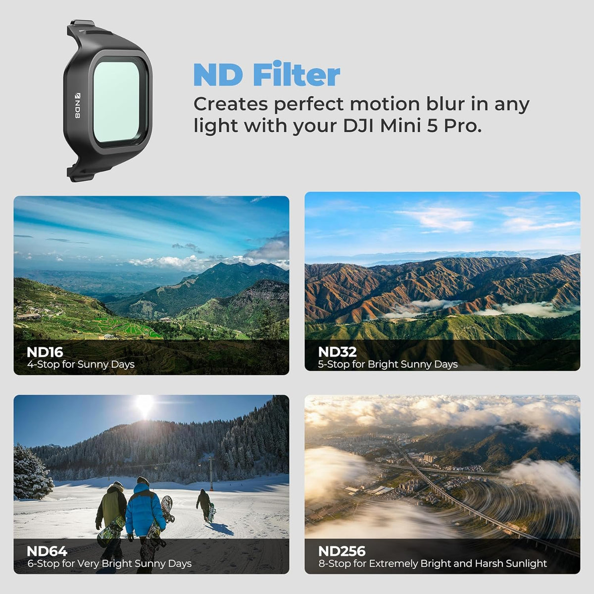 Freewell 16-Pack Mega Filter Kit for DJI Mini 5 Pro (view 2)