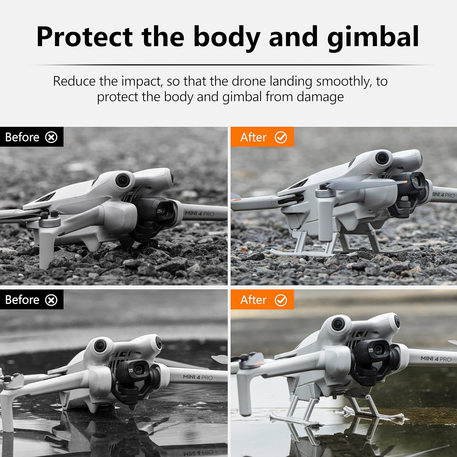 Landing Gear for Dji Mini 4 Pro Drone