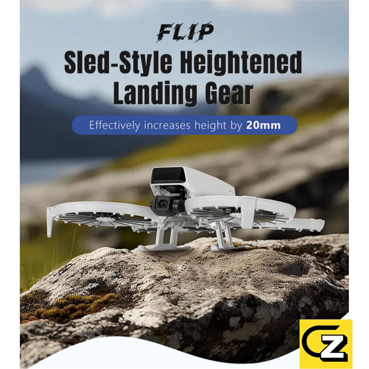 Lightweight Foldable Landing Gear for DJI Flip (16g) (view 3)