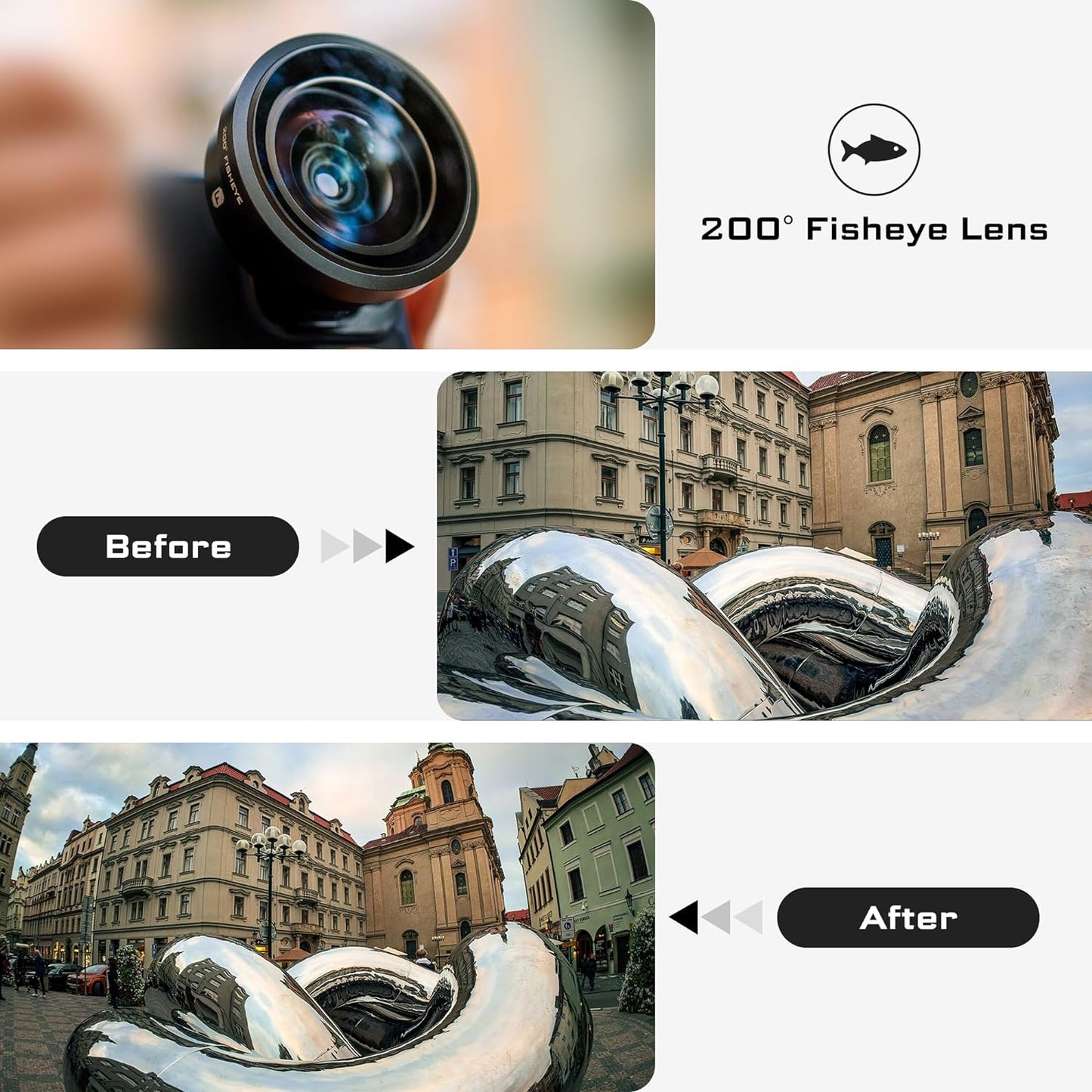 Freewell 200° Fisheye Lens for Sherpa Series & Samsung