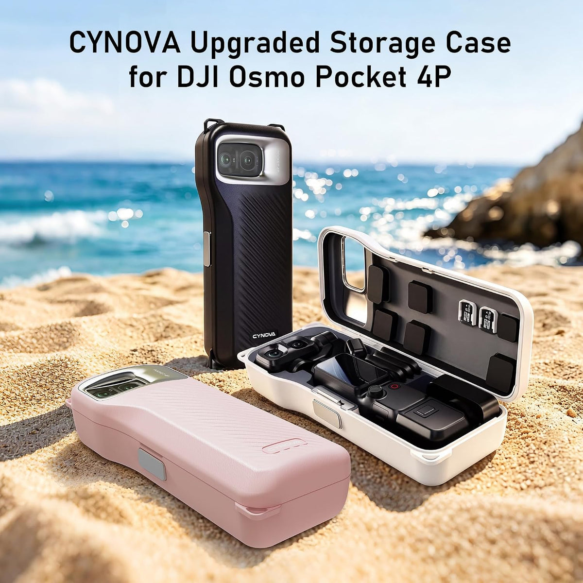 Cynova Dji Osmo Pocket 4P Case, Premium All-in-One Protective Storage