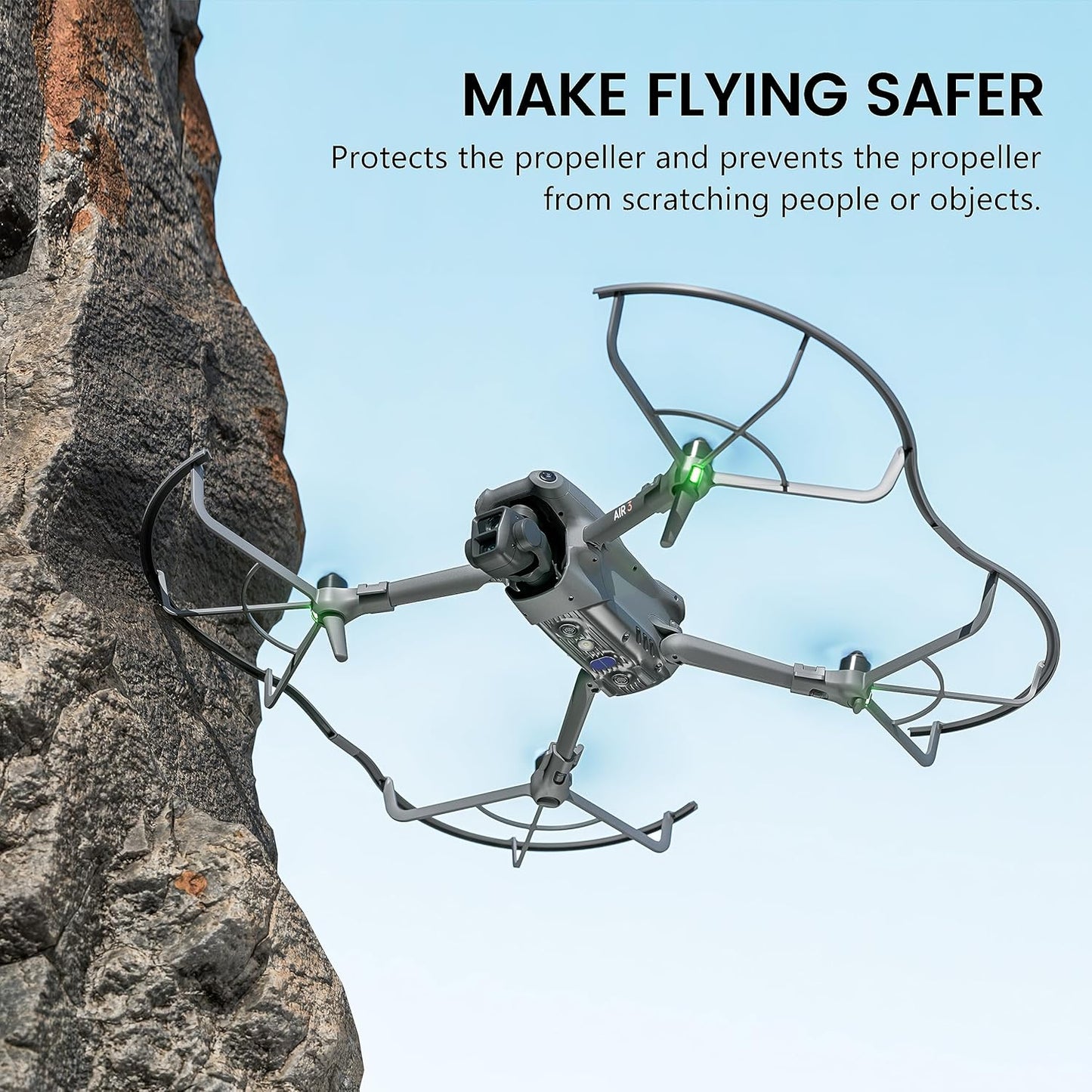 STARTRC Propeller Guar Quick Release Propellers Protector Guard for DJI Air 3S/Air 3 Drone