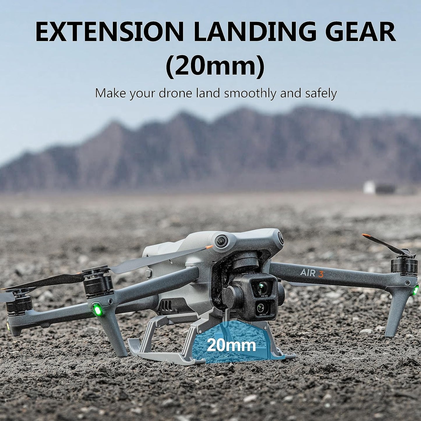 Hight Extended  Foldable Landing Gear For Air 3/ 3S