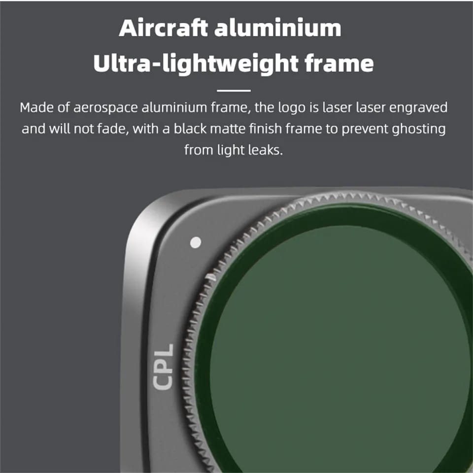Gimbal Camera Lens Filters for DJI Air 2S (UV, CPL) (view 6)