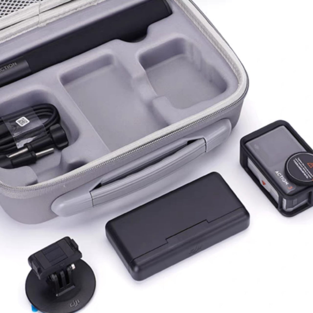 Hard Travel Carrying Case for DJI Osmo Action 5 Pro, 4 and 3 (view 3)