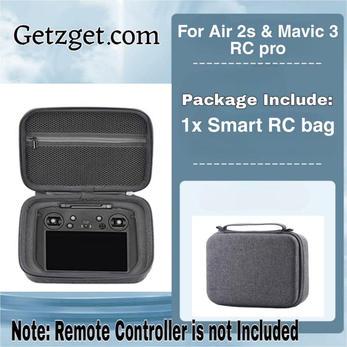 Smart Controller Remote Bag for DJI Mavic 3 Classic/Air 2/ 2s/ Mavic 3/ Mavic 2 pro( Rc Pro Remote)