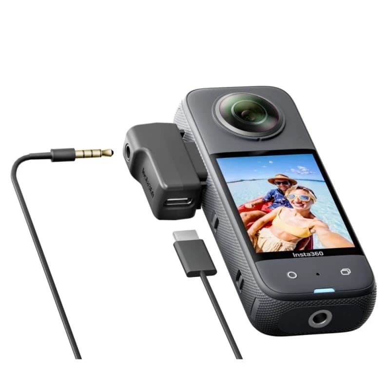 Cynova Original Mic Adapter for Insta360 One x3 Action Camera Accessories(original)